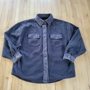 Billabong Black and Gray Utility Jacket with Collared Neckline